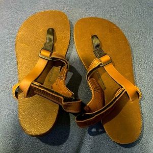 Shamma Sandals Brown Leather Super Goat Hiking / Running Sandals, brand new!